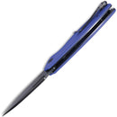 Kubey Tityus KUB322I Folding Knife – Black & Blue G10, 3.39″ D2 Blade
