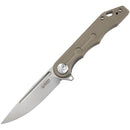 Kubey Tityus KUB322H Folding Knife – Black & Ivory G10, 3.39″ D2 Blade