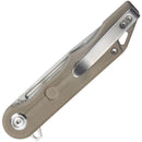 Kubey Tityus KUB322H Folding Knife – Black & Ivory G10, 3.39″ D2 Blade