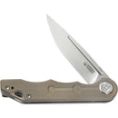 Kubey Tityus KUB322H Folding Knife – Black & Ivory G10, 3.39″ D2 Blade