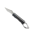 WOLF E-CQC Fixed Blade Knife Black G10 Handle Kydex Sheath 2.76" Satin D2 KU320A