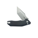 Kubey Yokai Folding Knife Black G10 Handle 3.23" Stonewashed 14C28N KU392A