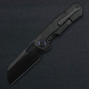 Kunwu Lefty S‑Tao II – 3.44" DLC Vanax Blade | Honeydew Texture Titanium Handle