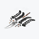 Benchmade Mini Bedlam 865-02 AXIS Lock Folding Knife 3.45" Stonewash CPM-S90V Marbled Carbon Fiber Handles