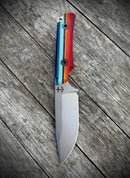 Leucadia Blade Co LandShark Mexican Blanket GCarta Stonewash Mexican Blanket GCarta handle detail