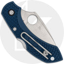 Spyderco Dragonfly 2 – 2.28" CPM-SPY27 Satin Plain Blade, Cobalt Blue FRN Handles – C28PCBL2