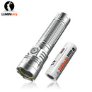 Lumintop W1 Multi-Light Silver – LED + LEP 600 Lumen USB‑C Rechargeable Flashlight