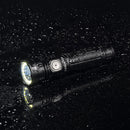 Lumintop W1 Multi-Light Rechargeable Flashlight – Black | 650m Range, White & Red Light, 21700 Battery