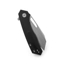 M Miguron Keryx Flipper Folding Knife Black Micarta Handle 3.25" Satin 14C28N Blade MGR-813MWBK