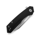 M Miguron Keryx Flipper Folding Knife Black Micarta Handle 3.25" Satin 14C28N Blade MGR-813MWBK