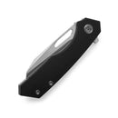 M Miguron Keryx Flipper Folding Knife Black Micarta Handle 3.25" Satin 14C28N Blade MGR-813MWBK