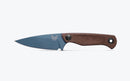 Benchmade Dacian 203BT-03 3.54" Blue Cerakote CPM-Magnacut Brown Canvas Micarta Handles Ambidextrous Leather/Boltaron Sheath