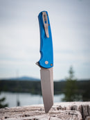 Pro-Tech Malibu 5401-Blue – 3.25" MagnaCut Reverse Tanto, Manual Flipper Knife