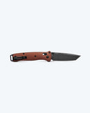Benchmade Bailout 537BK-07 AXIS Folding Knife 3.38" DLC Battlewash Tanto Burnt Copper Aluminum Handles