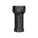 Olight Marauder 3 Black front view – 25,000 lumen rechargeable searchlight with smart display