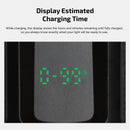 Olight Marauder 3 Orange smart display showing estimated charging time