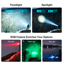Olight Marauder Mini OD Green 7000 Lumen Rechargeable Flashlight Red, Blue, Green LEDs