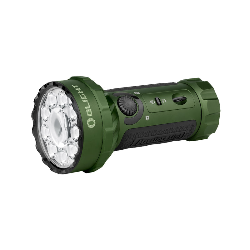 Olight Marauder Mini OD Green 7000 Lumen Rechargeable Flashlight Red, Blue, Green LEDs