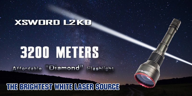 MAXTOCH L2KD LEP Spotlight – 3200m Throw, 650 Lumens