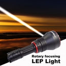 MAXTOCH LA60S Compact Zooming LEP Flashlight – 2800m Throw, 1×21700 Battery
