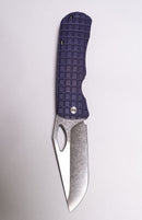 McNees Knives Dixon – 3.75" MagnaCut Frame Lock Knife Frag Milled Violet Satin Stonewash Blade