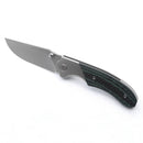 Miguron Centurion II Folding Knife Green Carbon Fiber 3.5" Sandblasted M390 Blade MGR-609GNII