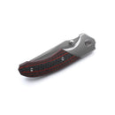 Miguron Centurion II Folding Knife Red Carbon Fiber 3.5" Sandblasted M390 Blade MGR-609RDII