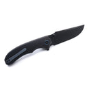 Miguron Centurion Folding Knife 3.5" 14C28N Black PVD Blade Black G10 Handle MGR-812BK