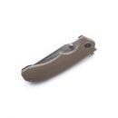 Miguron Centurion Folding Knife 3.5" 14C28N Stonewash & Satin Blade Tan G10 Handle MGR-812TN
