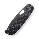 Miguron Moyarl Folding Knife 3.25" PVD 14C28N Blade Black Damascus G10 Handle MGR-806DBK