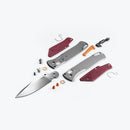 Benchmade Bugout 535-09 AXIS Lock 3.24" Stonewash CPM-S90V Grey/Redstone Aluminum & Richlite Handles