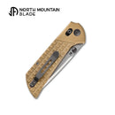 North Mountain Blade 2532-CU CHOP – SLD-Magic Tanto Blade | Brass Handle | Crossbar Lock | 10-Year Warranty