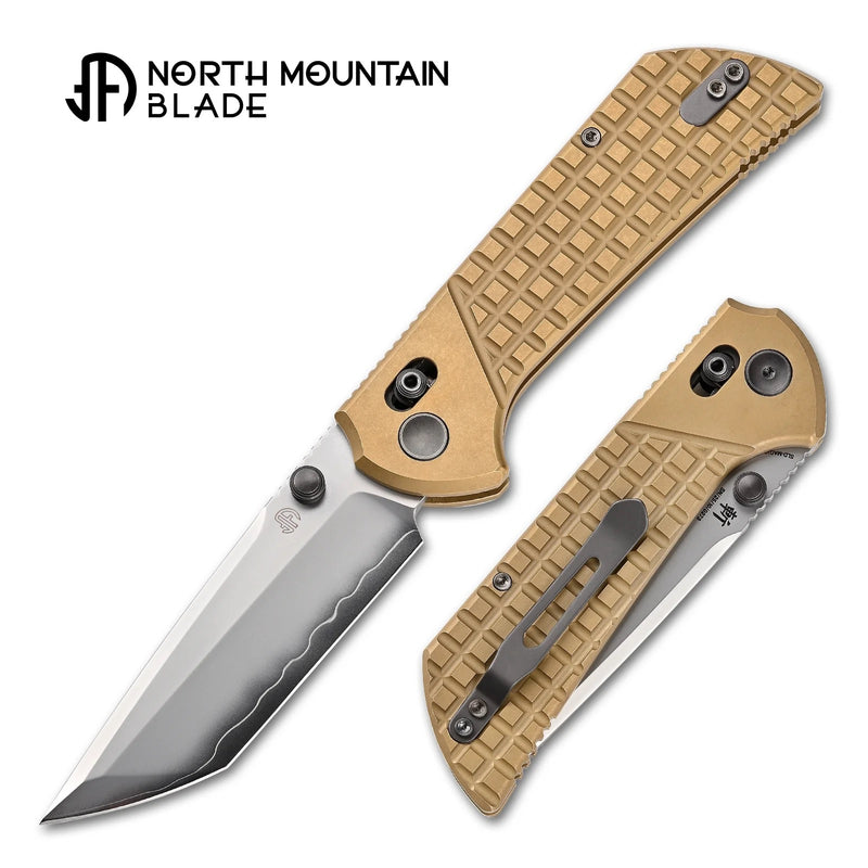 North Mountain CHOP 2532-CU Brass | SLD-Magic Tanto Knife Crossbar