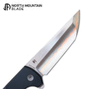 North Mountain Blade 2407-CF-5 Chop 2 3.5" Copper Blade Folding Knife Anodized Aluminum & Carbon Fiber Handle