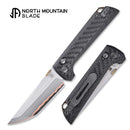 North Mountain Blade 2418-CF-5 copper steel folding knife front view