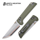 North Mountain Blade 2418-GR-5 copper steel folding knife front view