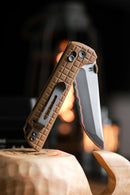 North Mountain Blade 2418-TAN-G-5 lanyard hole detail