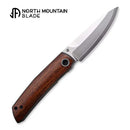 North Mountain Blade 2508-WD Mamoru Guardian – ZDP-189 Front Flipper Desert Ironwood Knife