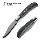 North Mountain Blade 2531-GRCF Thin Classic Lanny Gentleman Pocket Knife Green Ceramic Carbon Fiber