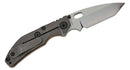 North Mountain Blade BBNM 2522-CU Bronze Tanto – 3.62" SLD Hamon Blade, Bronze Handle Frame Lock Knife