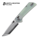 North Mountain Blade 2532-JD chop crossbar lock jade g10 detail