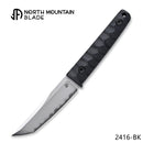 North Mountain Blade CHOP MINI 3.39" SLD-MAGIC Fixed Blade Knife Black G10 2416-BK