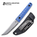 North Mountain Blade CHOP MINI 3.39" SLD-MAGIC Fixed Blade Knife Blue G10 2416-BL Kydex Sheath Included
