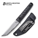 North Mountain Blade CHOP MINI 3.39" SLD-MAGIC Fixed Blade Carbon Fiber Handle Kydex Sheath Included 2416-CF