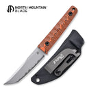 North Mountain Blade CHOP MINI 3.39" SLD-MAGIC Fixed Blade Knife Orange G10 Kydex Sheath 2416-OR