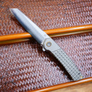 North Mountain Blade Echo 2506-Grid – 3.5" SLD-Magic Sheepsfoot Titanium Frame Lock Knife