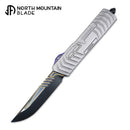 North Mountain Blade NMB-Giant otf knife m390 steel folding knife front view