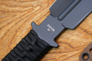 North Mountain Blade JW-Black-3V tactical knife black cerakote coating detail
