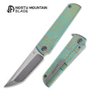 North Mountain Blade 2414-A-ZDP189-A zen tanto circuit anodized knife