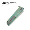 North Mountain Blade 2414-A-ZDP189-A zen tanto circuit anodized titanium clip